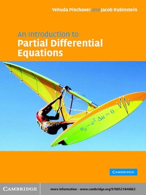 cover image of An Introduction to Partial Differential Equations